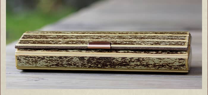 虎竹眼鏡ケース 【山岸竹材店】