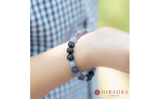 ビジネス運UPパワーストーンブレスレット(仕事01)･8mm玉 (21.6cm) 21.6cm