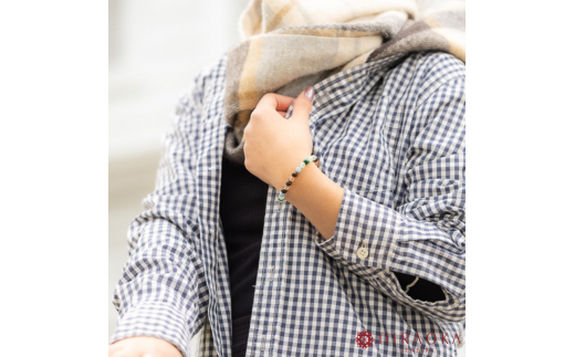 バランスの良い人間関係形成力☆パワーストーンブレスレット(対人04)･6mm玉 (20.4cm) 20.4cm