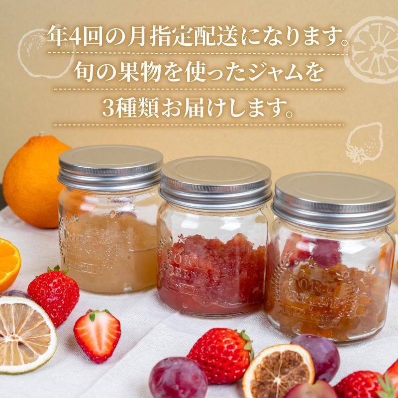 【10月発送】季節の果実ジャム 3種（各100g） パック セット ジャム じゃむ 季節の果実 果物 詰め合わせ フルーツジャム 国産 6000円 6千円 高知県 須崎市 TJ0071 10月