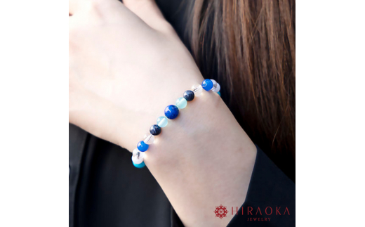 新しい幸せの形を作る大開運パワーストーンブレスレット(開運03)･6mm玉 (19.2cm) 19.2cm