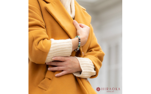 バランスの良い人間関係形成力☆パワーストーンブレスレット(対人04)･8mm玉 (18.4cm) 18.4cm