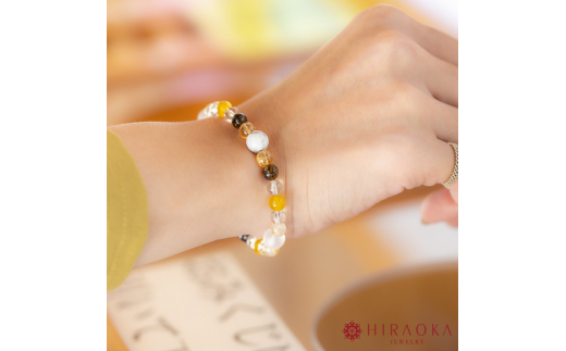 たくさんの幸せを手に入れる大開運パワーストーンブレスレット(開運01)･6mm玉 (19.2cm) 19.2cm