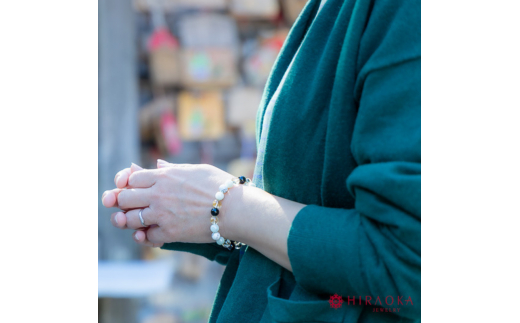 勝利を引き寄せる！試験合格パワーストーンブレスレット(合格祈願04)･8mm玉 (18.4cm) 18.4cm