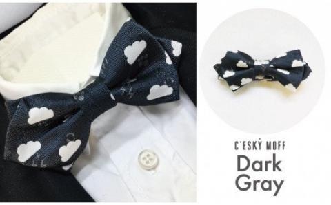 【CESKYMOFF】雲小紋柄 天気蝶ネクタイ