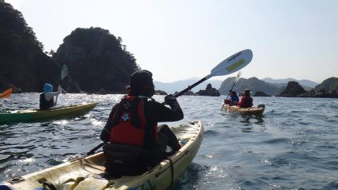 シーカヤック体験 ?のんびり 安和コース?