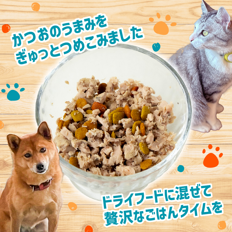 犬猫用 かつお ペットフード 10パック ドッグフード キャットフード