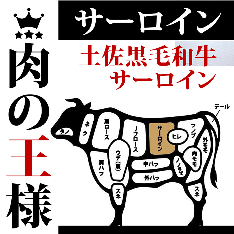 サーロインステーキ 660g 【 220g × 3枚 】 土佐 黒毛 和牛