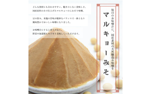 自家製 味噌 3種 500g 9パック 4.5kg セット 国産 マルキョー味噌 赤味噌 白味噌 詰め合わせ みそ 味噌汁 お味噌汁 大豆 米 調味料 発酵調味料 職人 手作り 高知県 須崎市 500gx9パック (3種3パックずつ)	