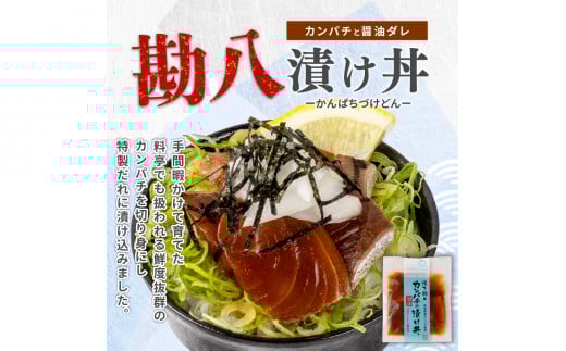 漬け丼 3種 6食 セット｜ 海鮮 醤油 鯛 たい カンパチ 勘八 ぶり 鰤 切り身 冷凍 食べ比べ 6パック 小分け 魚介 新鮮 鮮魚 お茶漬け 人気 海の幸 時短 簡単 高知県 須崎市 KK015-2x