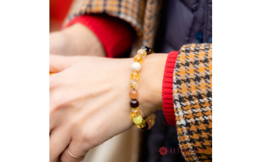 最強金運 集大成パワーストーンブレスレット(金運01)･8mm玉 (20.8cm) 20.8cm