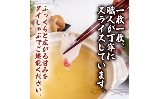 タイ しゃぶしゃぶ用 タイしゃぶ 6パック 約1260g 15切×6