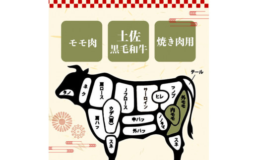 土佐 黒毛 和牛 焼肉用 800g 【 400g × 2パック 】