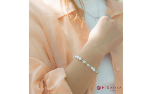 ご縁結びパワーストーンブレスレット(縁結び01)･6mm玉 (17.4cm) 17.4cm