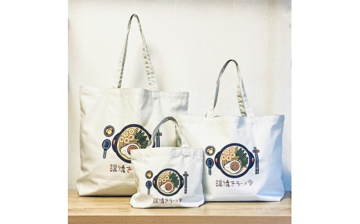 〈CESKYMOFF〉 鍋焼きラーメン トートバッグ Mサイズ 高知県 須崎市 FO007 Mサイズ