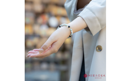 勝利を引き寄せる！試験合格パワーストーンブレスレット(合格祈願04)･6mm玉 (18.6cm) 18.6cm