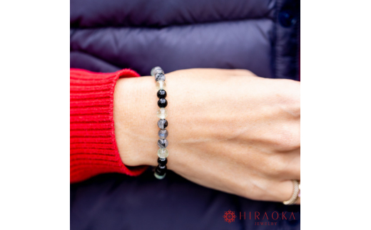 対人健全パワーストーンブレスレット(対人01)･6mm玉 (19.2cm) 19.2cm