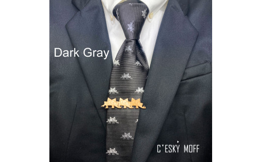 ステゴザウルス ネクタイ & タイピン セット プレゼント ラッピング可 おしゃれ 社会人 結婚式 贈答 新生活 生活雑貨 生活用品 FO013