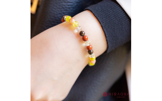 志望校合格パワーストーンブレスレット(合格祈願01)･6mm玉 (18.6cm) 18.6cm