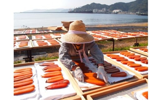 宮進商店謹製 本からすみ金撰 140ｇ以上【高級珍味】 140g