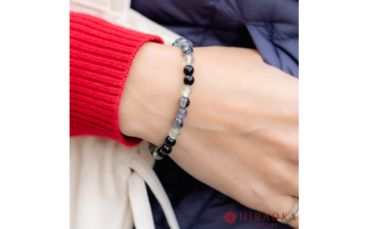 対人健全パワーストーンブレスレット(対人01)･6mm玉 (20.4cm) 20.4cm