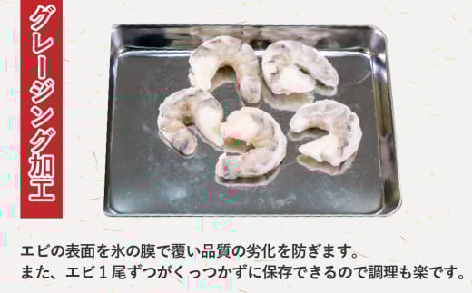  【 6ヶ月 定期便 】 むき えび ブラックタイガー 1.2kg x 6回 背ワタなし 保水剤無添加 冷凍 高級 下処理済 エビ 海老 人気 殻 むき 時短 特大 大型 大容量 無保水 【定期便6回】 1.2kgx6回