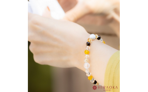 たくさんの幸せを手に入れる大開運パワーストーンブレスレット(開運01)･6mm玉 (20.4cm) 20.4cm