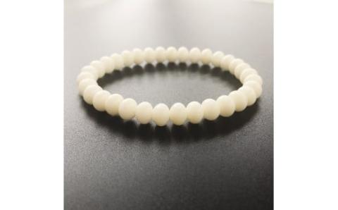白サンゴみかん珠 ブレスレット・男性用 【高知】