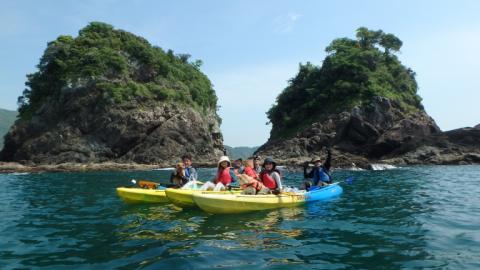 シーカヤック体験 ?のんびり 安和コース?