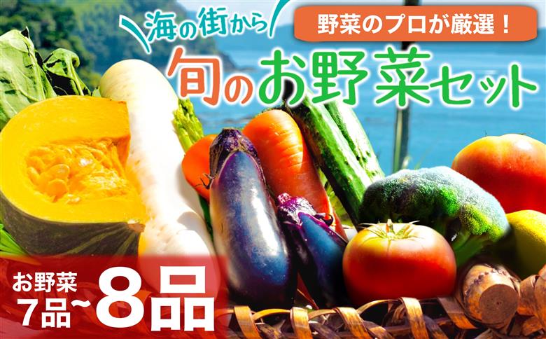あわ地区 旬な野菜の詰め合わせセット (8品程度】 AWA009_x