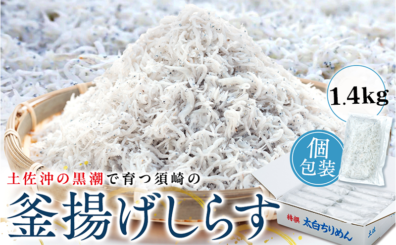 【鮮度抜群】海の玄米 子ども用釜揚げシラス 1.4kg