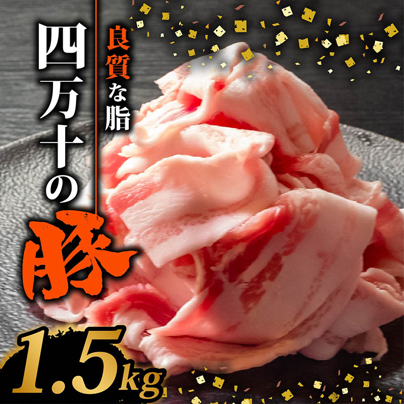 四万十ポークスライス1.5kg