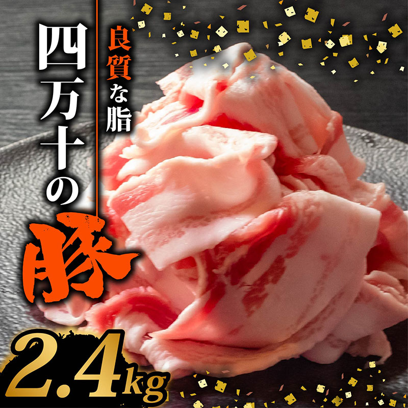 四万十ポークスライス2.4kg