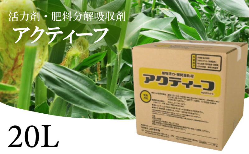 肥料の吸収が良くなる 【アクティーフ】