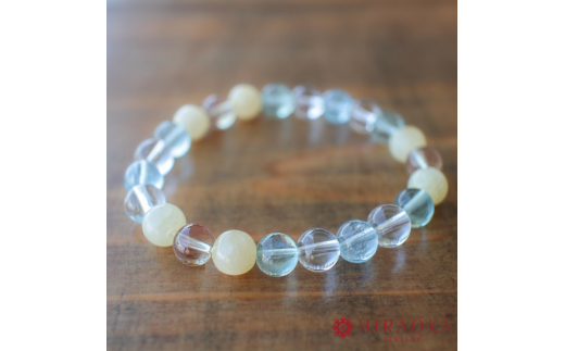 良好な人間関係に恵まれるための対人運パワーストーンブレスレット(対人02)･8mm玉 (21.6cm) 21.6cm