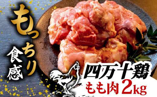 銘柄鶏 四万十鶏 もも肉 2kg ( 500g × 4パック ) | 切身 カットでかんたん時短セット カット済み 鳥肉 とりにく 鶏もも 冷凍 国産 ブランド 唐揚げ 煮物 鍋 チキン 南蛮 高知県 須崎市 TM044 2kg