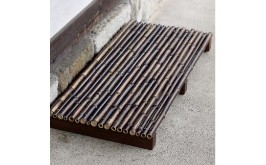 玄関 すのこ 1台 黒竹 約Ｗ90×Ｄ40×Ｈ7.5cm TT0421_x