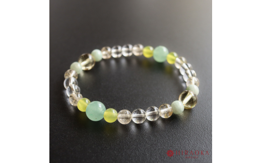 幸福の最大化へ！運気アップの大開運パワーストーンブレスレット(開運04)･6mm玉 (19.2cm) 19.2cm