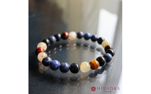 富と収入UPパワーストーンブレスレット(金運03)･8mm玉 (18.4cm) 18.4cm