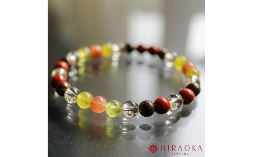 志望校合格パワーストーンブレスレット(合格祈願01)･6mm玉 (17.4cm) 17.4cm