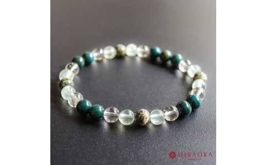 仕事ストレス回避パワーストーンブレスレット(仕事04)･6mm玉 (16.8cm) 16.8cm