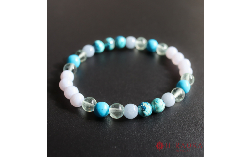 夫婦仲改善パワーストーンブレスレット(家庭円満01)･6mm玉 (20.4cm) 20.4cm