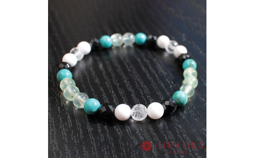 仕事運アップ！パワーストーンブレスレット(仕事03)･6mm玉 (16.8cm) 16.8cm