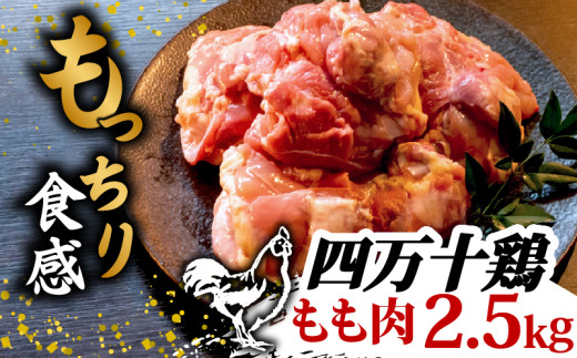 銘柄鶏 四万十鶏 もも肉 2.5kg ( 500g × 5パック ) | 切身 カットでかんたん時短セット カット済み 鳥肉 とりにく 鶏もも 冷凍 国産 ブランド 唐揚げ 煮物 鍋 チキン 南蛮 高知県 須崎市 TM045 2.5kg