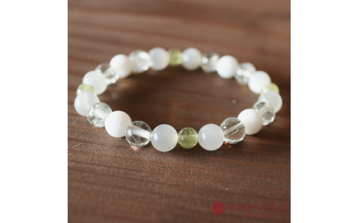 ご縁結びパワーストーンブレスレット(縁結び01)･8mm玉 (21.6cm) 21.6cm