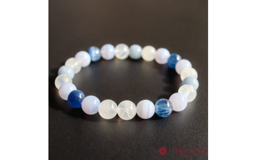 良縁を引き寄せれるように♪縁招きパワーストーンブレスレット(縁結び04)･8mm玉 (21.6cm) 21.6cm