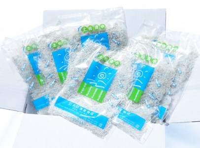 浜口海産物店のちりめんじゃこ（140ｇ× 6袋）総量840g 満腹セット シラス 無添加 釜揚げ しらす丼 ちりめん丼 天日干し しらす丼 新鮮 海鮮 天然 カルシウム おつまみ 魚 こども 健康 送料無料 冷凍配送 小分け 個包装【R01079】