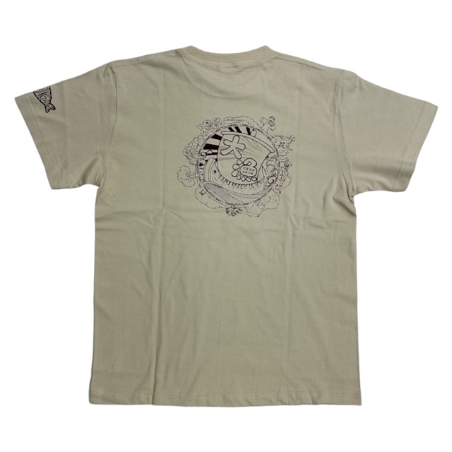 地域限定オリジナルデザインTシャツ（サンドベージュ・綿素材）男女兼用サイズ サバT 半袖 トップス【R01016】 サンドベージュ S・M・L・XL