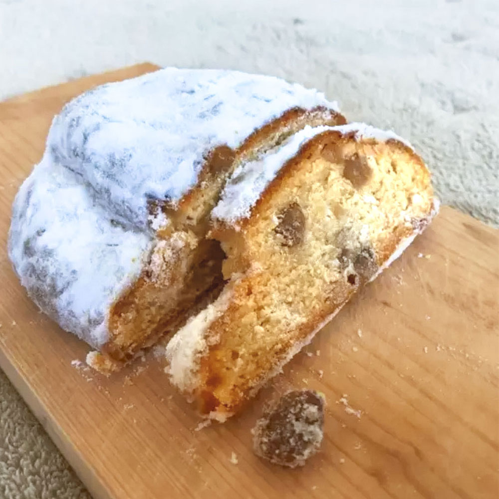 【令和8年11月発送】シュトーレン（マロン）中 250グラム 250g 焼き菓子 パン スイーツ お菓子 洋菓子 洋酒漬け ドライフルーツ マロングラッセ ギフト プレゼント クリスマス お取り寄せ【R01030】