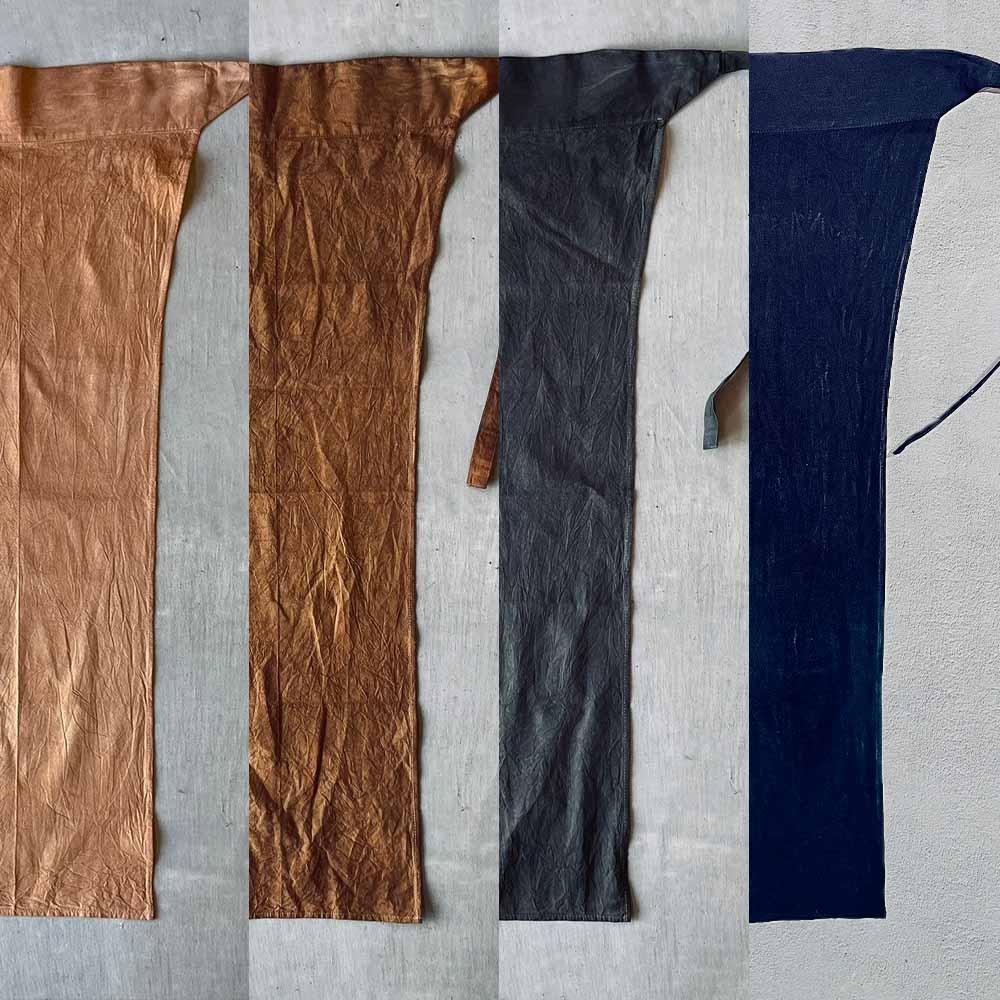 袴腰褌 HAKAMAGOSHI FUNDOSHI 柿渋染め 藍染 ふんどし 下着 インナー パンツ メンズ 肌着 男性用 綿 コットン 快適 国産 祭り 伝統的【R01585】